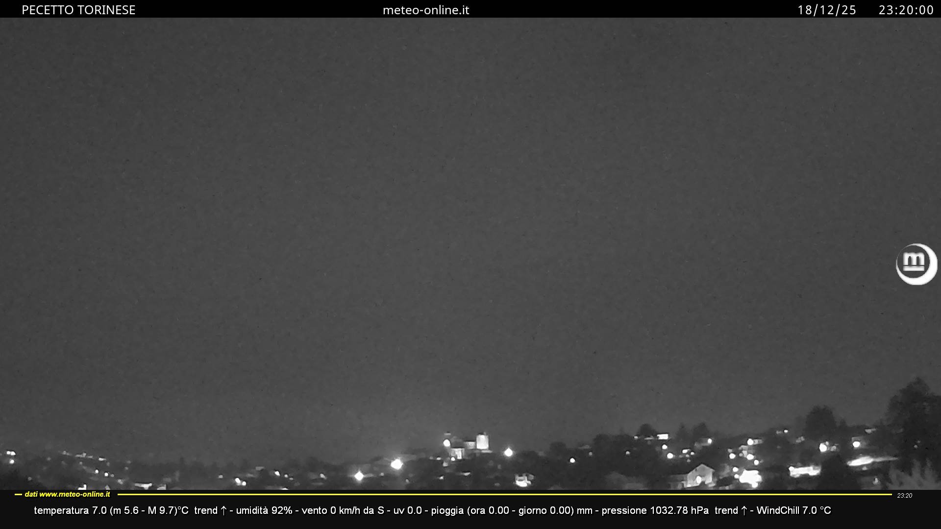 immagine della webcam nei dintorni di Torino: webcam Pecetto Torinese