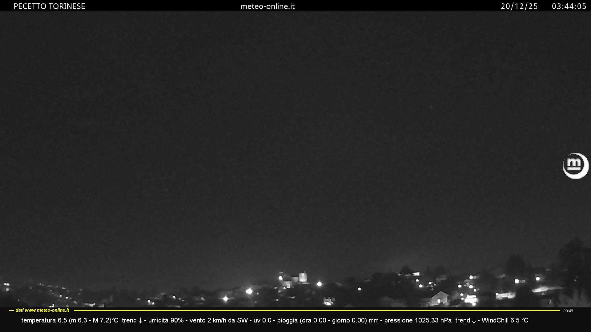 immagine della webcam nei dintorni di Rivoli: webcam Pecetto Torinese