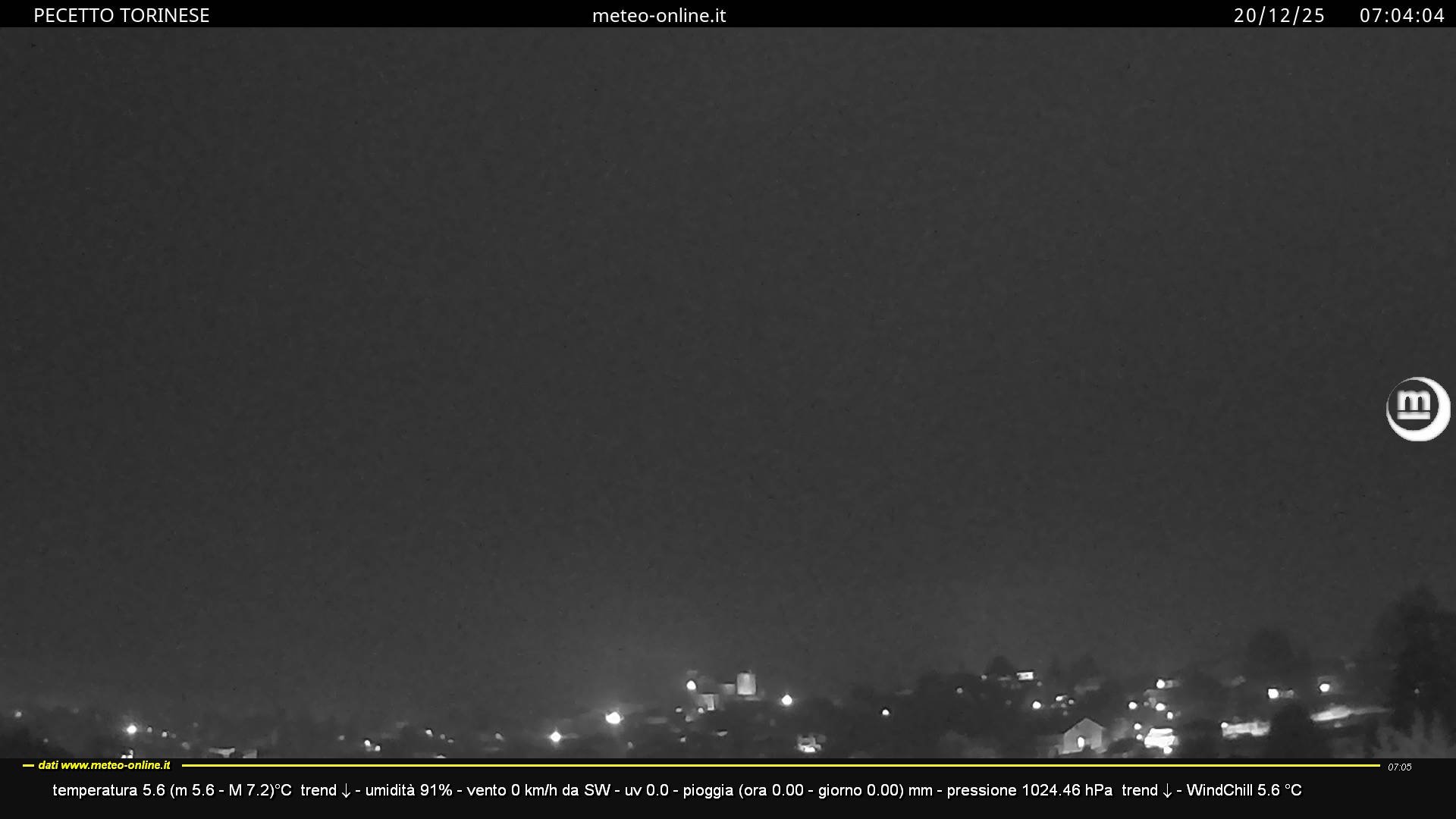 immagine della webcam nei dintorni di Rivoli: webcam Pecetto Torinese