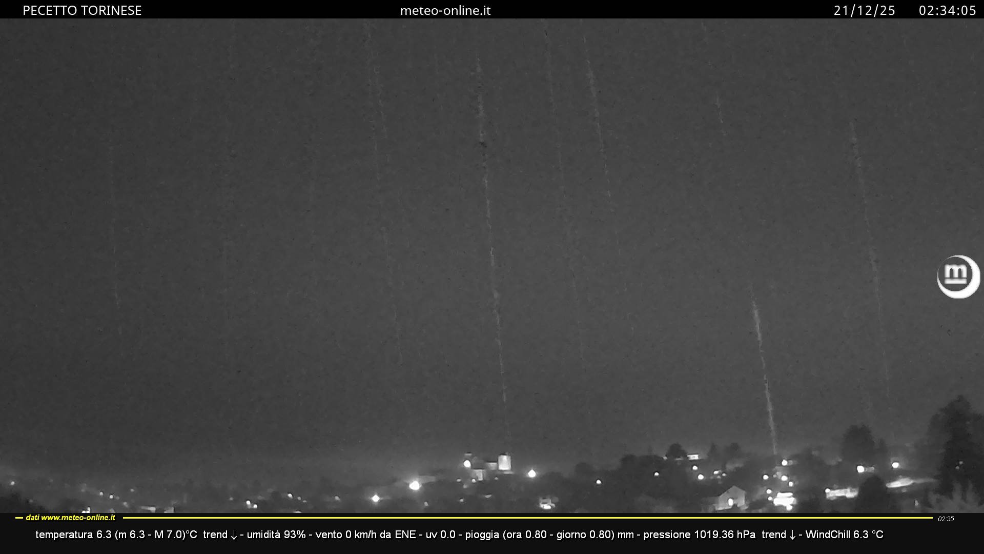 immagine della webcam nei dintorni di Buttigliera d'Asti: webcam Pecetto Torinese