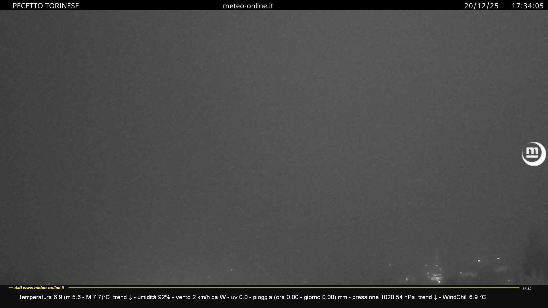 immagine della webcam nei dintorni di Cerreto d'Asti: webcam Pecetto Torinese