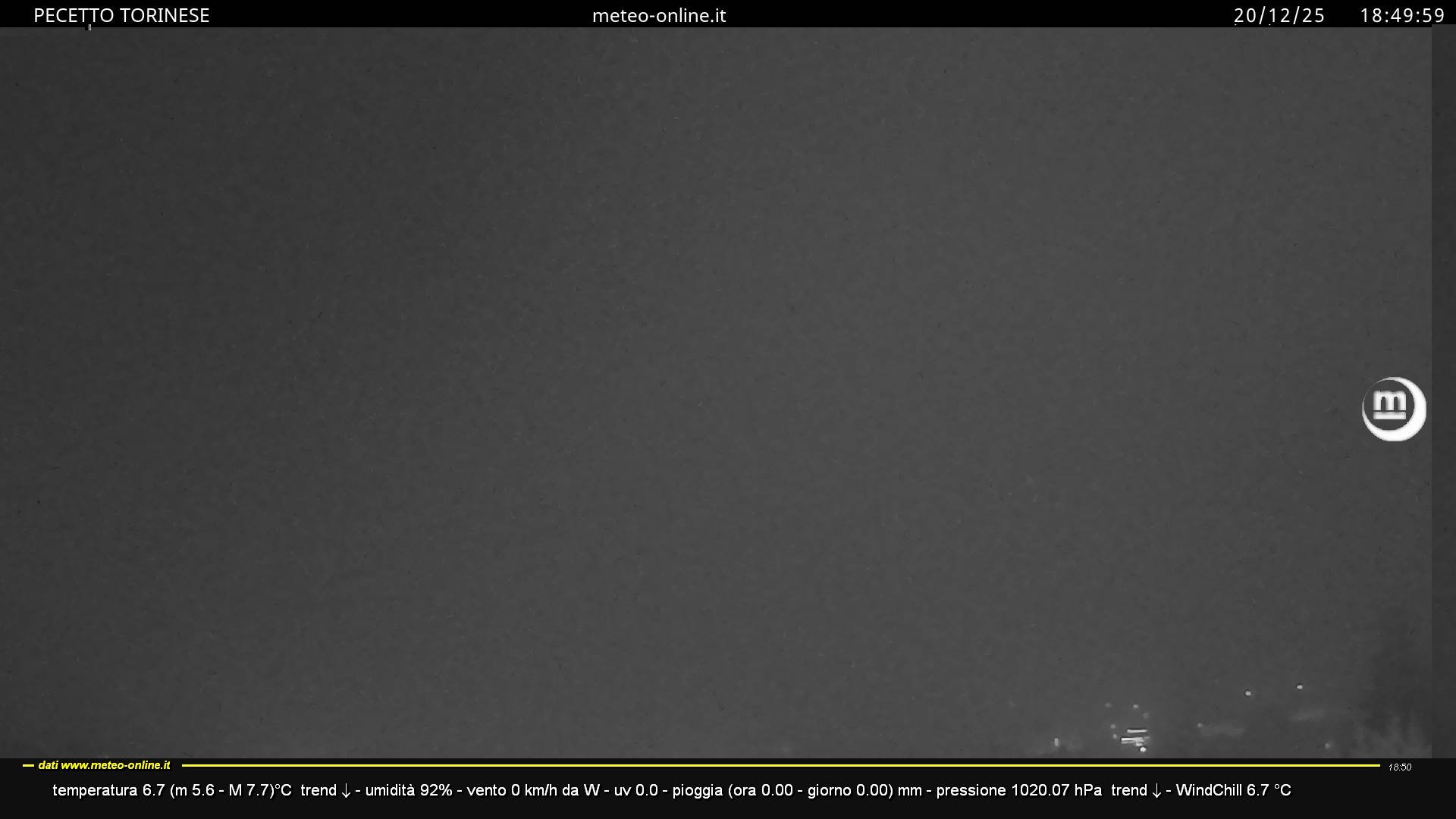 immagine della webcam nei dintorni di Cerreto d'Asti: webcam Pecetto Torinese