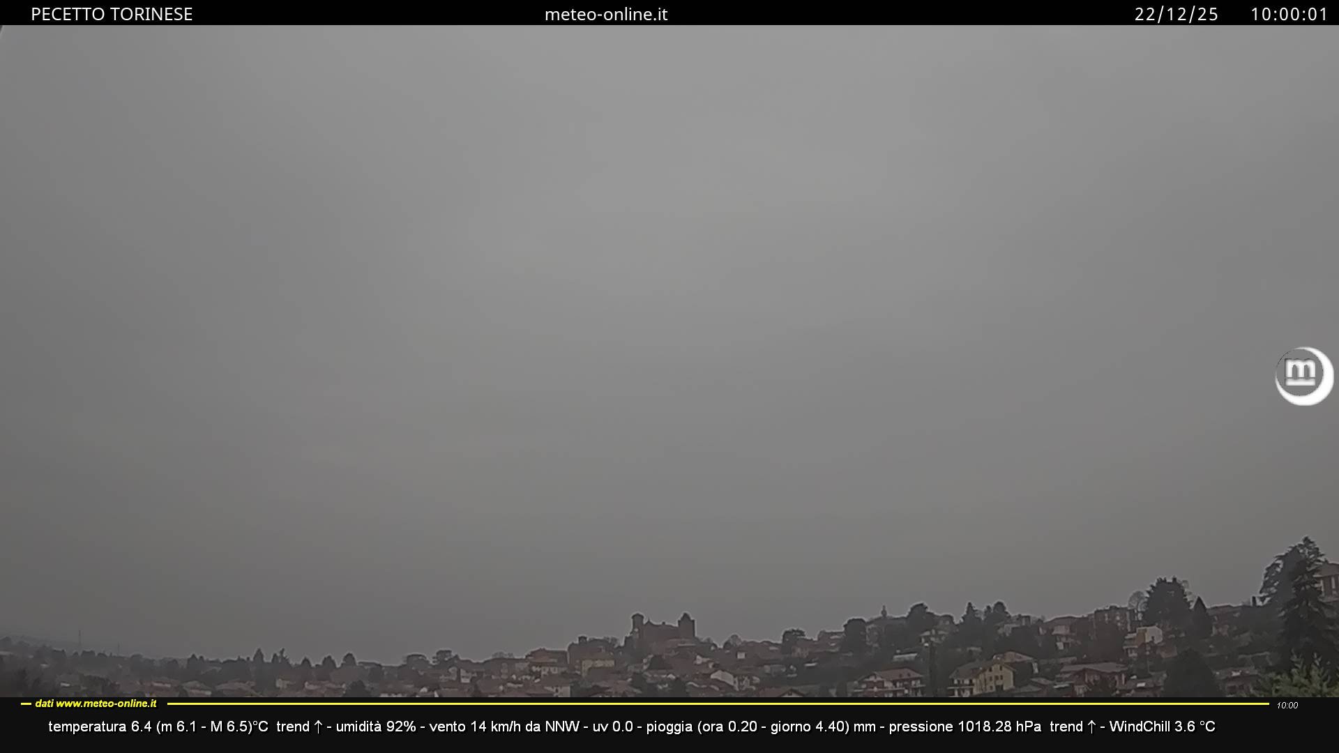 immagine della webcam nei dintorni di Torino: webcam Pecetto Torinese