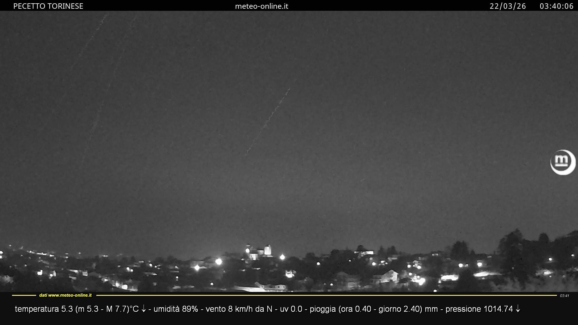 immagine della webcam nei dintorni di Torino: webcam Pecetto Torinese