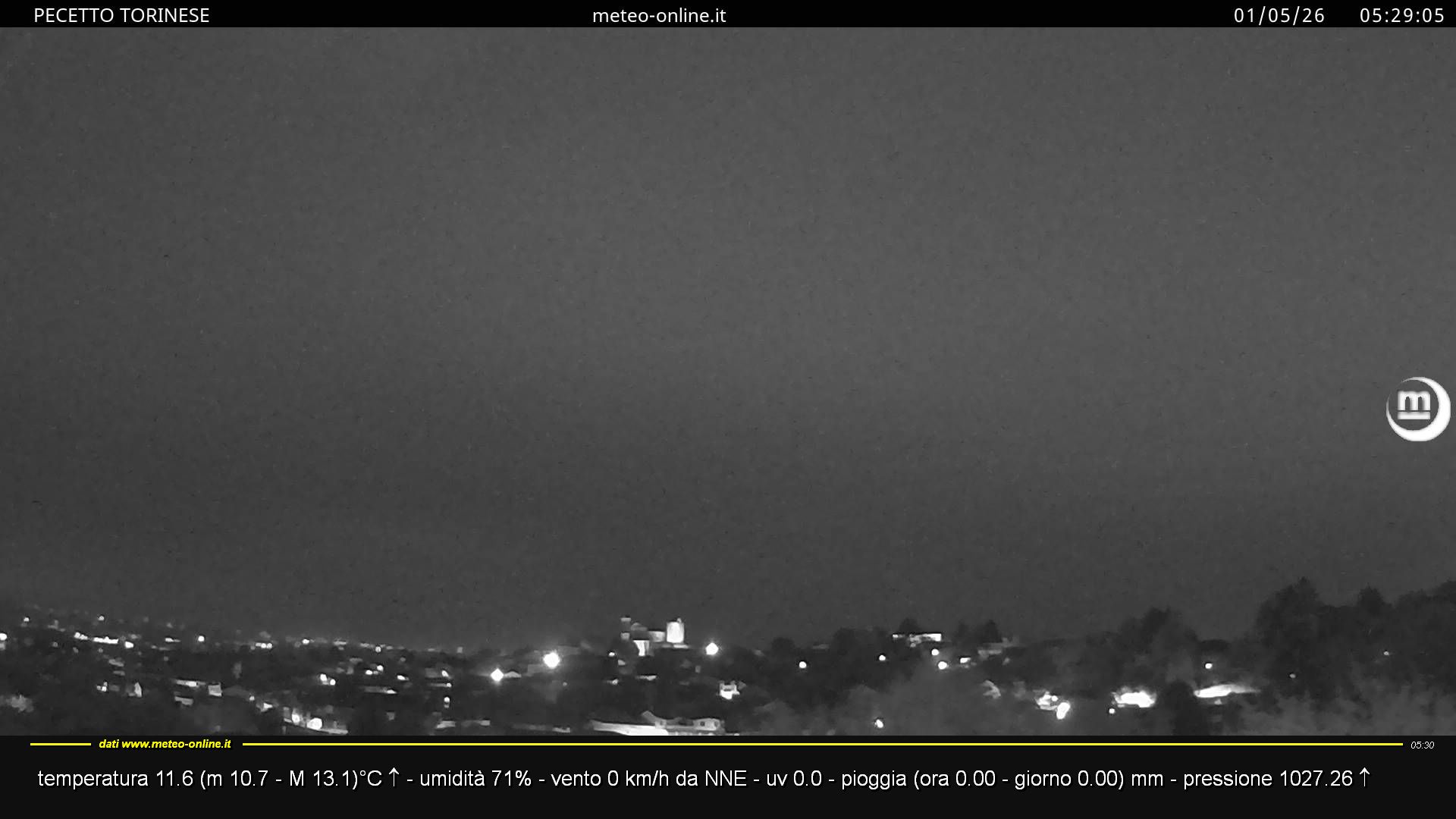 immagine della webcam nei dintorni di Buttigliera d'Asti: webcam Pecetto Torinese