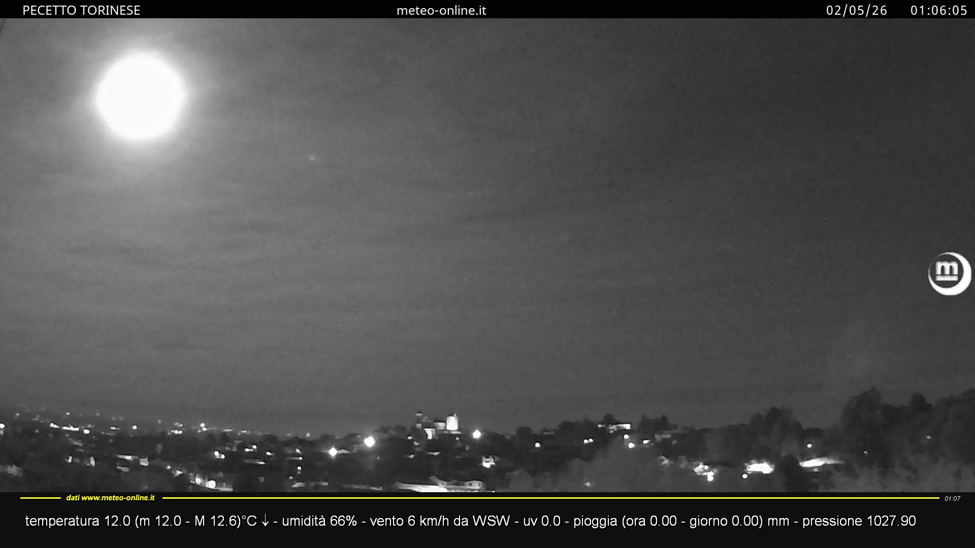 immagine della webcam nei dintorni di Rivalba: webcam Pecetto Torinese