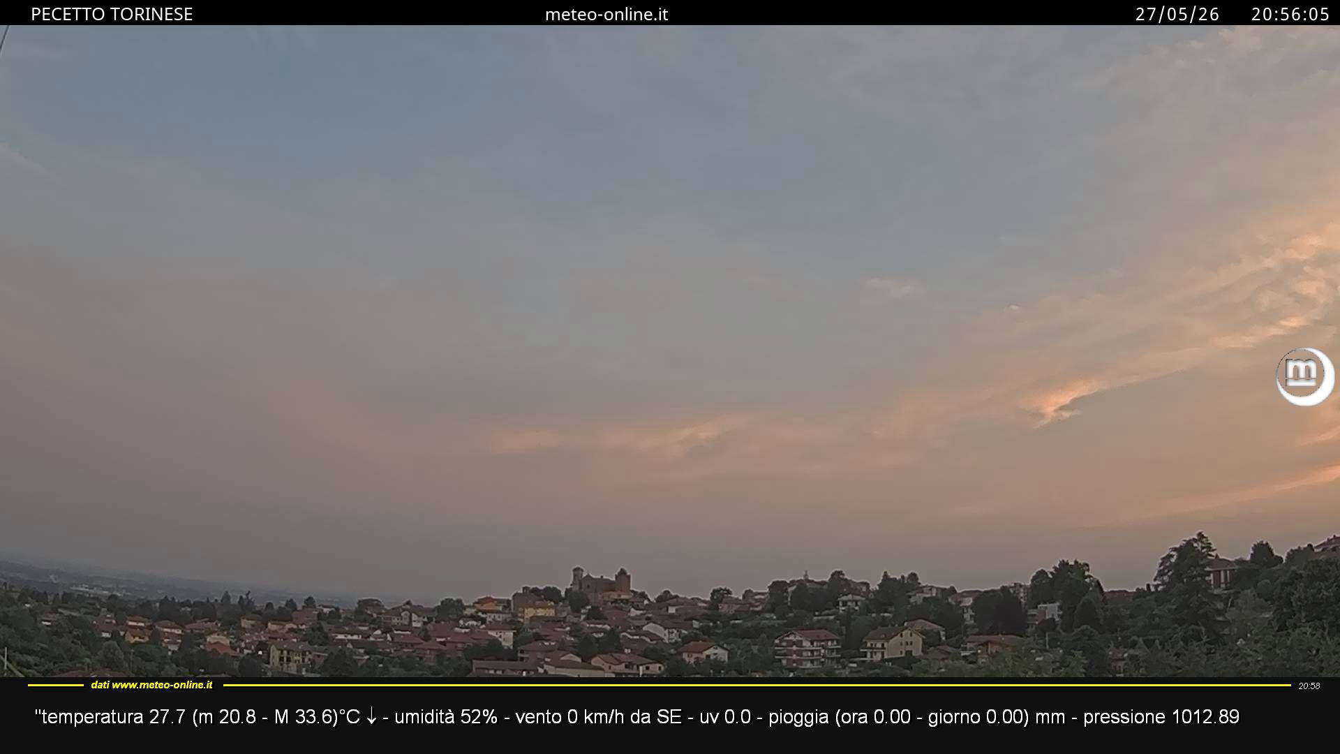 immagine della webcam nei dintorni di Rivoli: webcam Pecetto Torinese