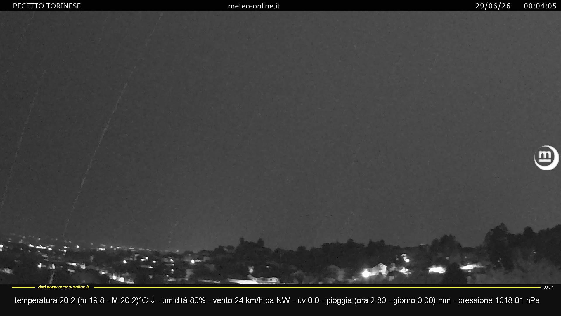 immagine della webcam nei dintorni di Piossasco: webcam Pecetto Torinese